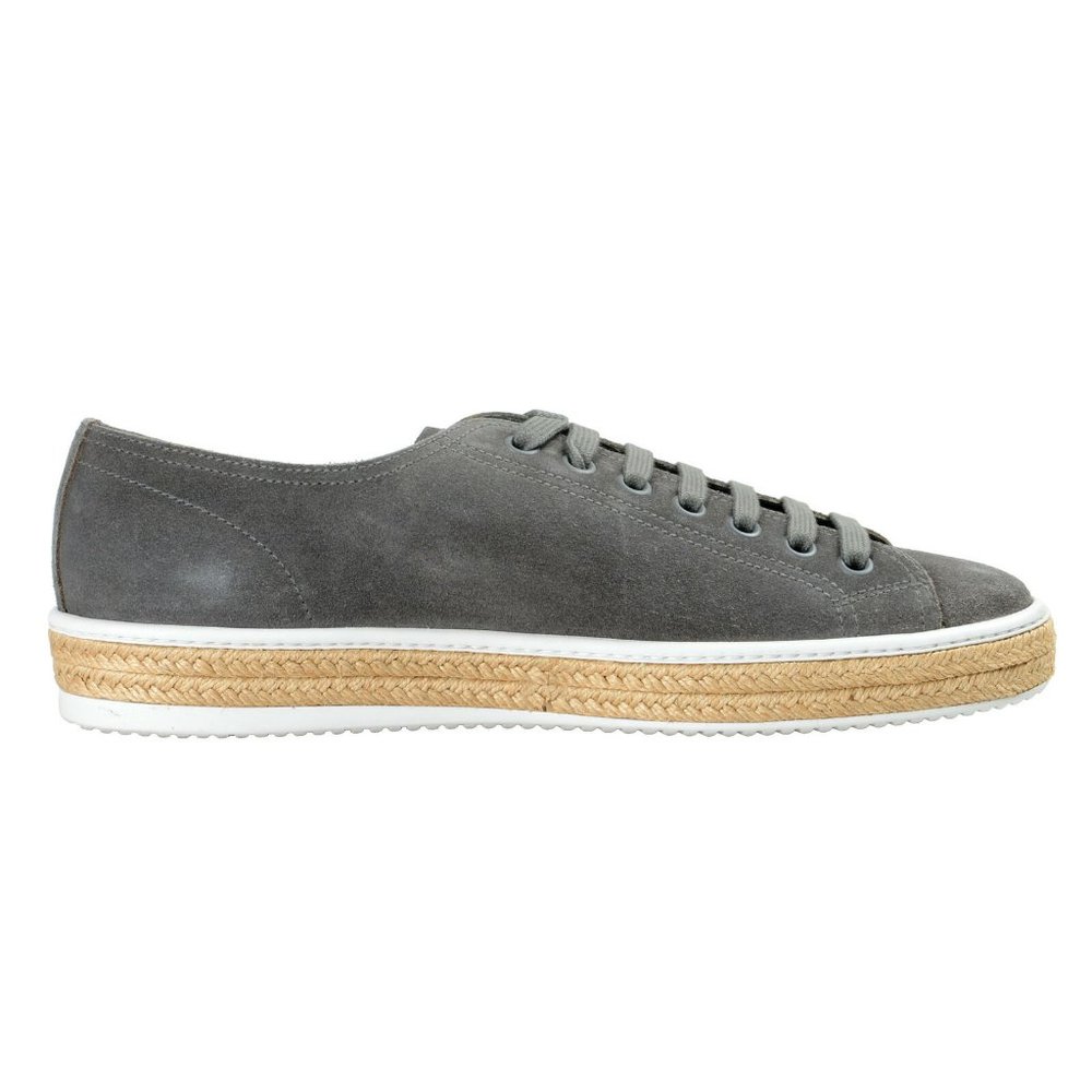 Prada Gray Suede Sneakers - Picture 4 of 8